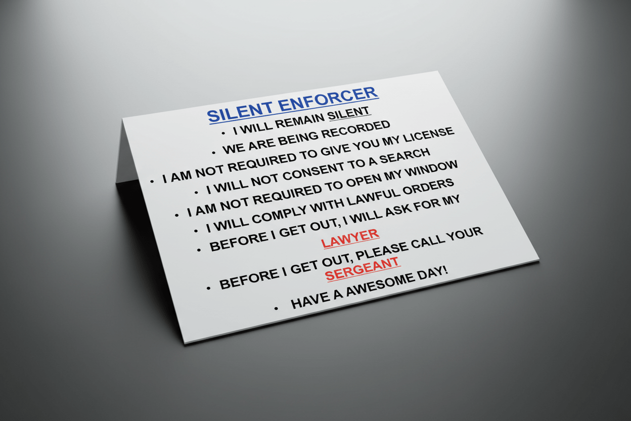 SILENT ENFORCERS DOWNLOAD - DRIVERS PAGE - SilentEnforcersLaw