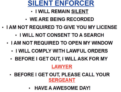 SILENT ENFORCERS KIT - MAILED PROTECTION - SilentEnforcersLaw