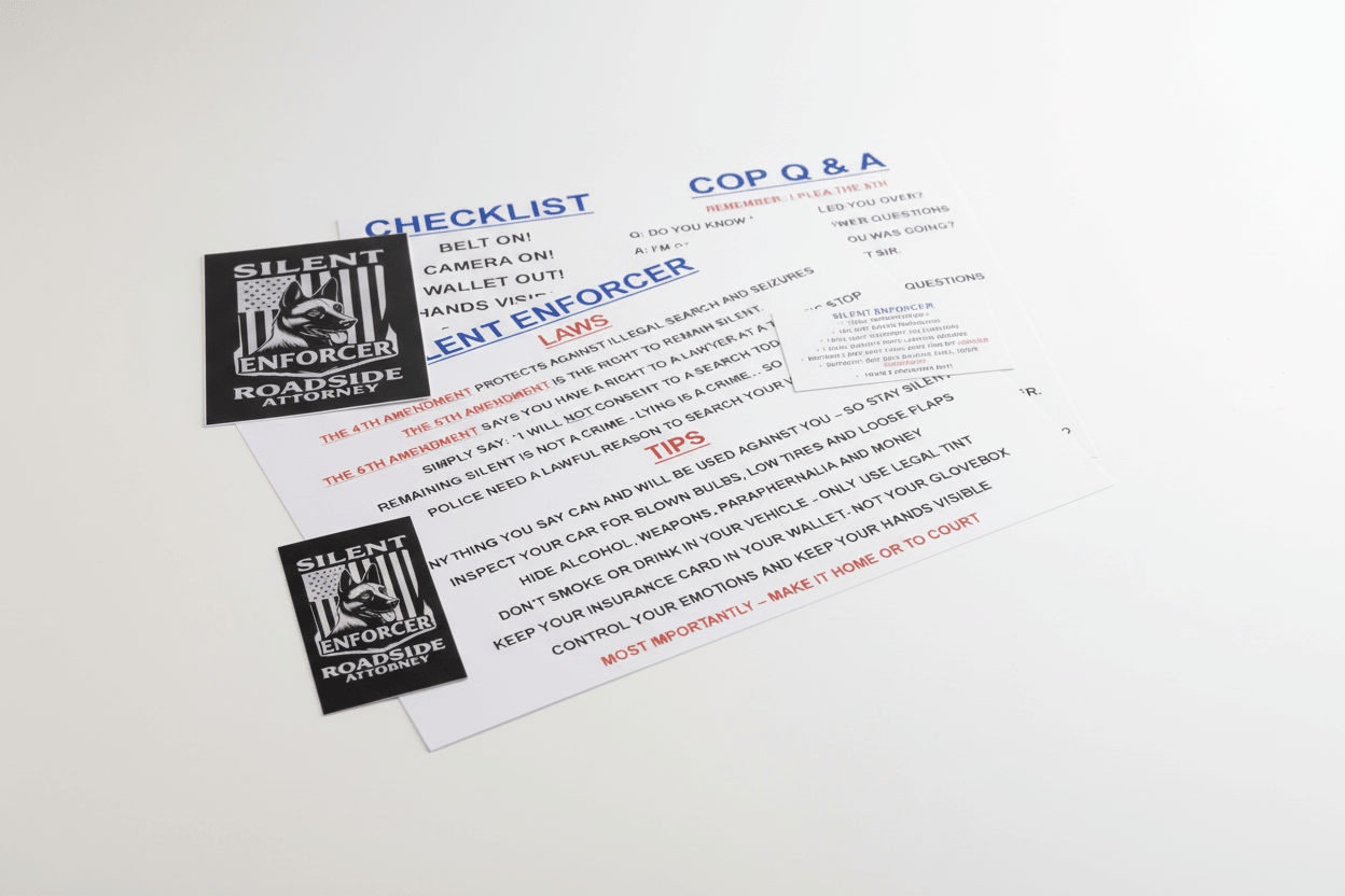 SILENT ENFORCERS KIT - MAILED PROTECTION - SilentEnforcersLaw