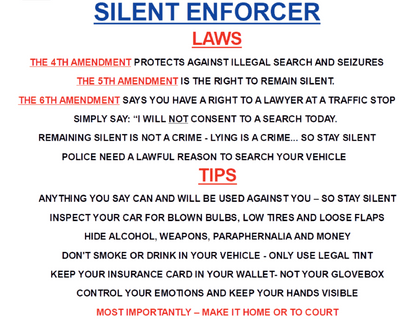 SILENT ENFORCERS KIT - MAILED PROTECTION - SilentEnforcersLaw