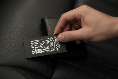 SILENT ENFORCERS - WALLET CARD & BUMPER STICKER COMBO - SilentEnforcersLaw